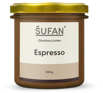 Espresso ořechové máslo 330g Šufan